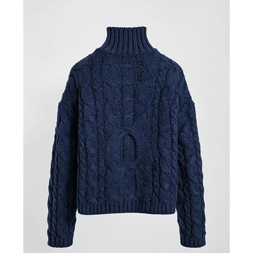 Half Zip Cable Knit Sweater factory Half Zip Cable Knit Sweater factory