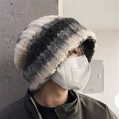 양모 겨울 모자